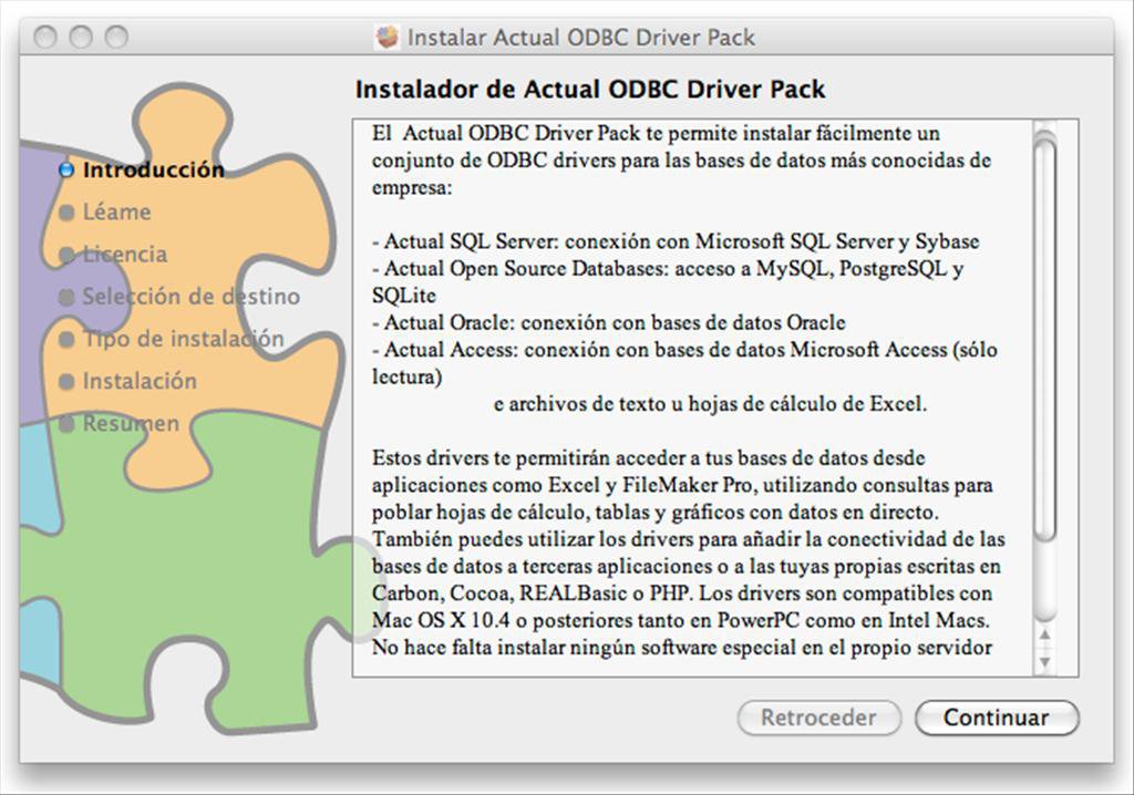 controlador ODBC gratuito para Mac Excel